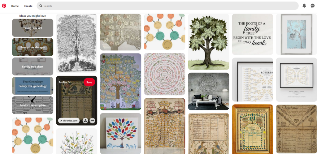 family tree drawing inspiration pinterest